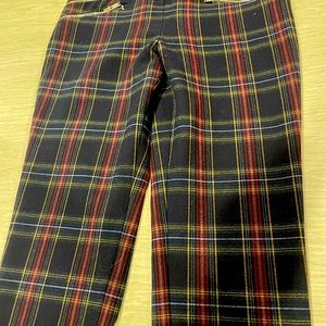 Plaid skinny pants from Zara